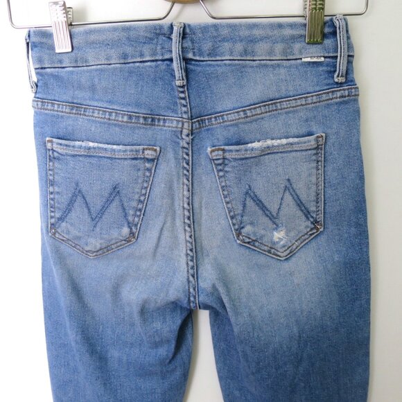 Mother High Waisted Looker Ankle Fray Size 25 - Picture 9 of 14